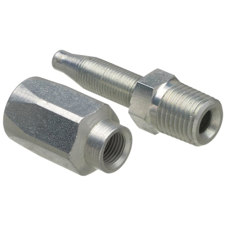 Gates Male Pipe NPTF, 30 degrees Cone Seat, Steel 723686412